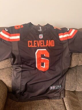 Cleveland Browns Short Sleeve Jersey - Brown/Orange